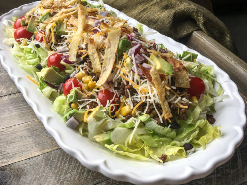 Hearty Beef Taco Salad